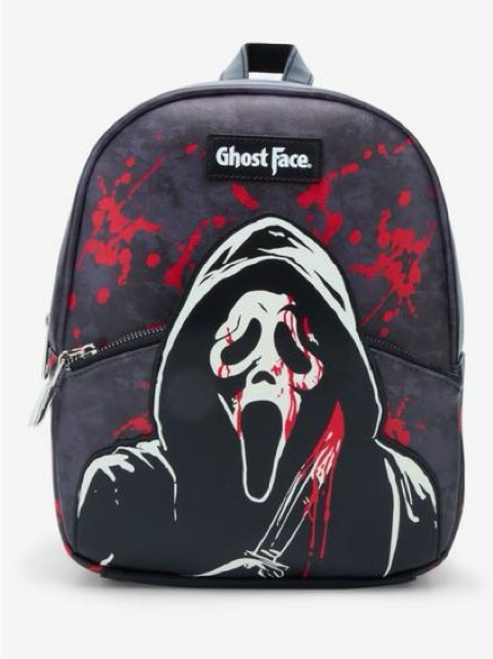 Ghost Face Hot Topic Blood Splatter Mini Backpack Black NEW Scream Halloween